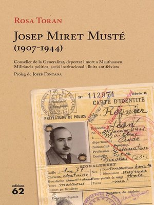 cover image of Josep Miret Musté (1907-1944)